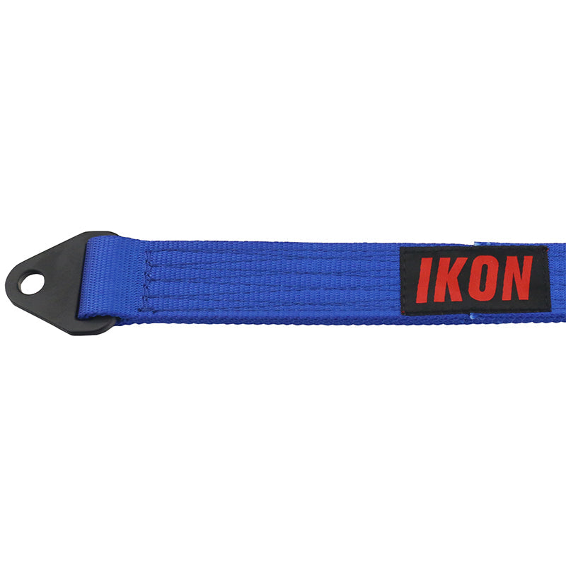 18 Inch Blue Limit Straps Shock Suspension Webbing w/ Bolts& IKON Logo