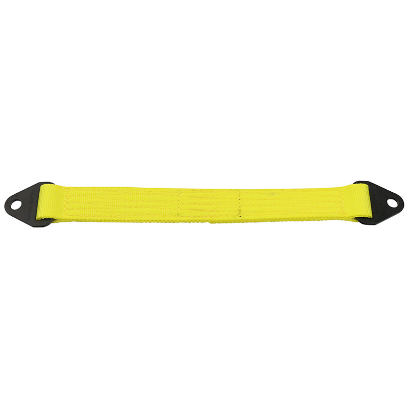 18 Inch Yellow Limit Strap Shock Suspension Webbing w/ Bolts&IKON Logo