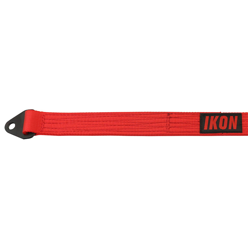 32 Inch Red Limit Straps Shock Suspension Webbing w/ Bolts& IKON Logo