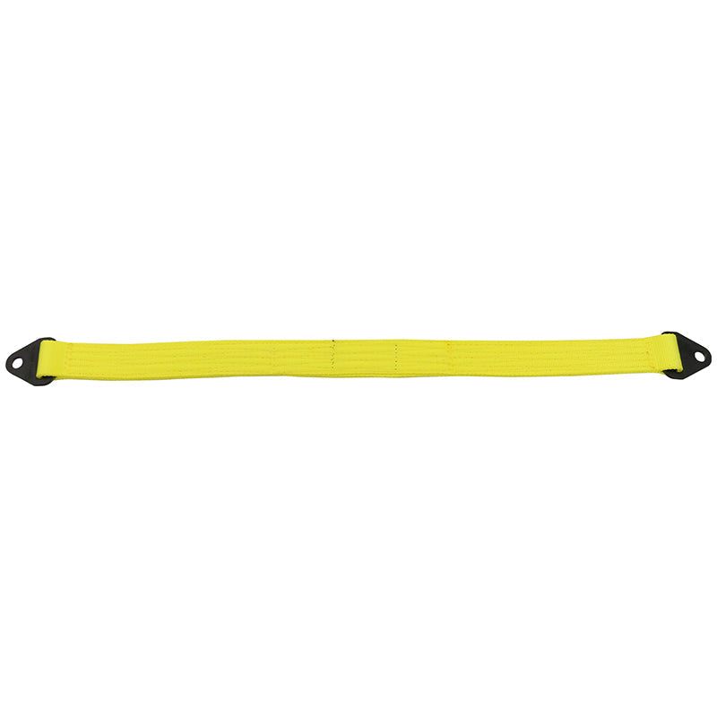 32 Inch Yellow Limit Strap Shock Suspension Webbing w/ Bolts&IKON Logo
