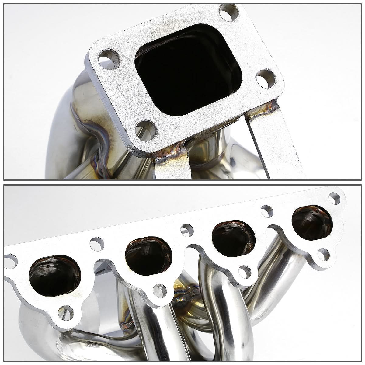 Honda D-Series Turbo Manifold - Stainless Steel T25/28 Flange