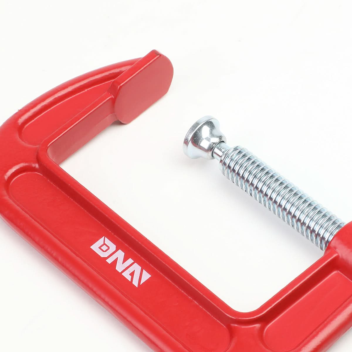 C-Clamp DNA Logo 4" OD Metallic Red Automotive Clamp