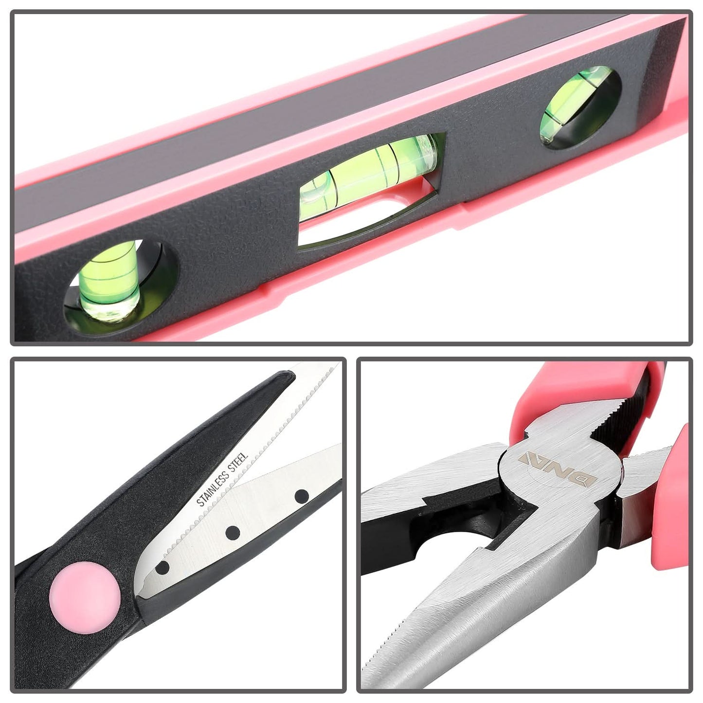 7-Piece Pink Tool Set
