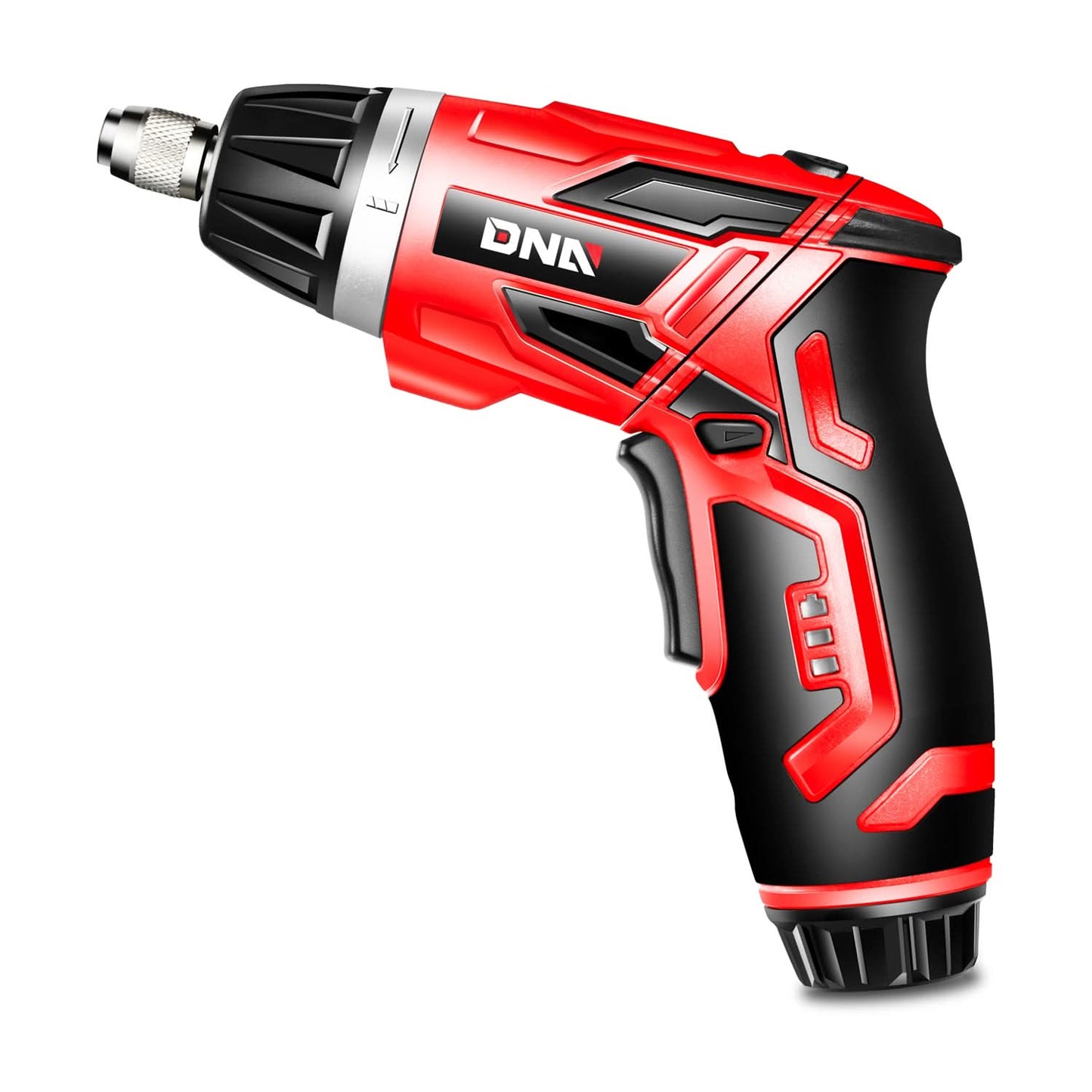 3.6V Cordless Screwdriver with LED Work Light - Red