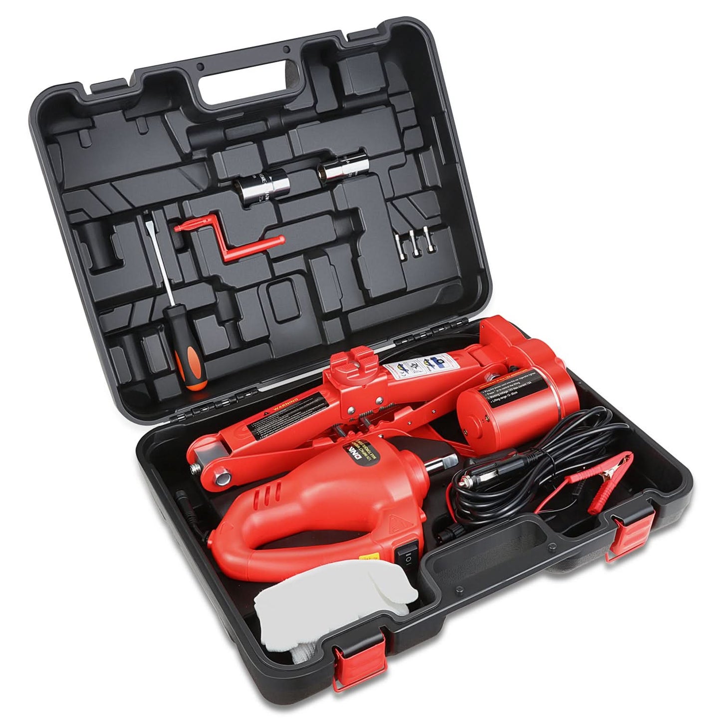 3 Ton Car Jack Kit - Heavy Duty Automotive Lifting Equipment