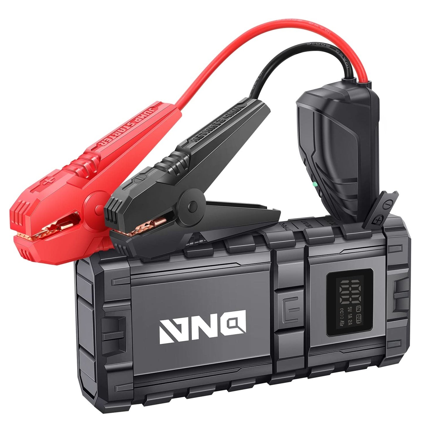 12000mAh Multi-Function Jump Starter - Black