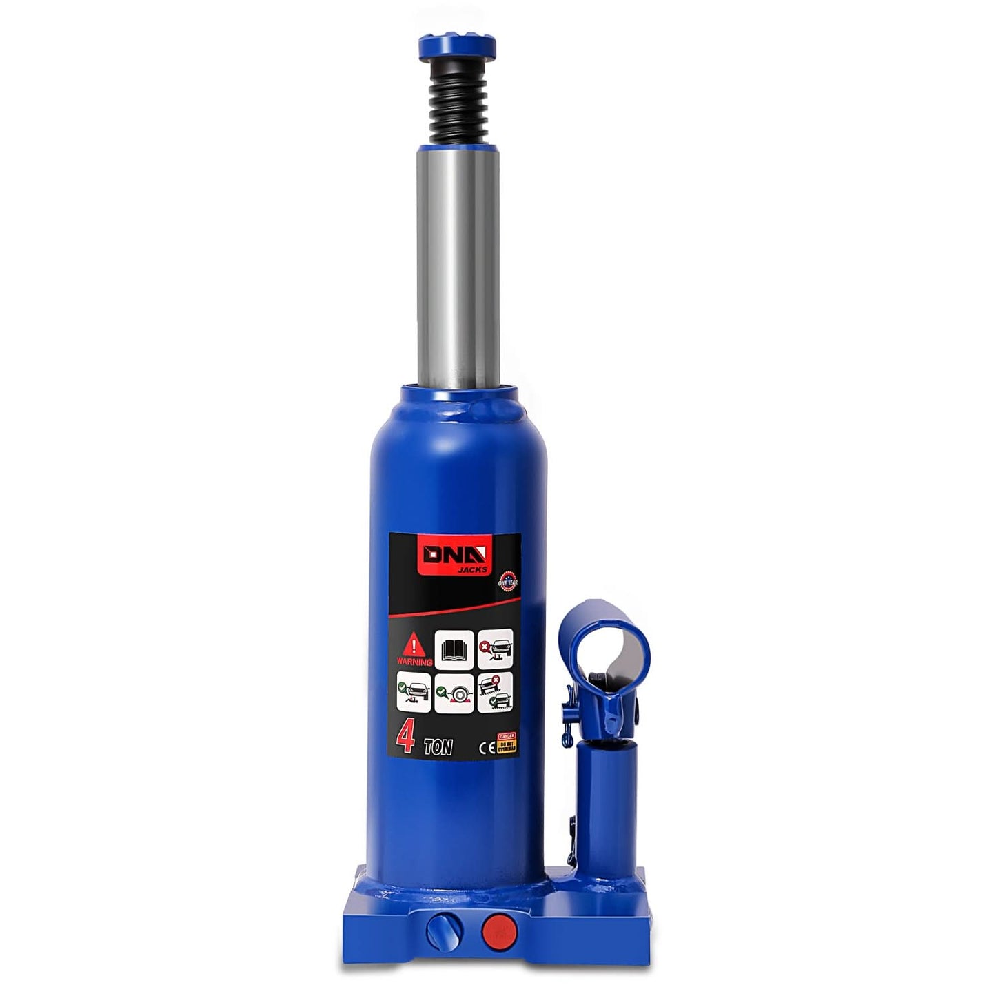 4 Ton Automotive Welded Bottle Jack - Blue