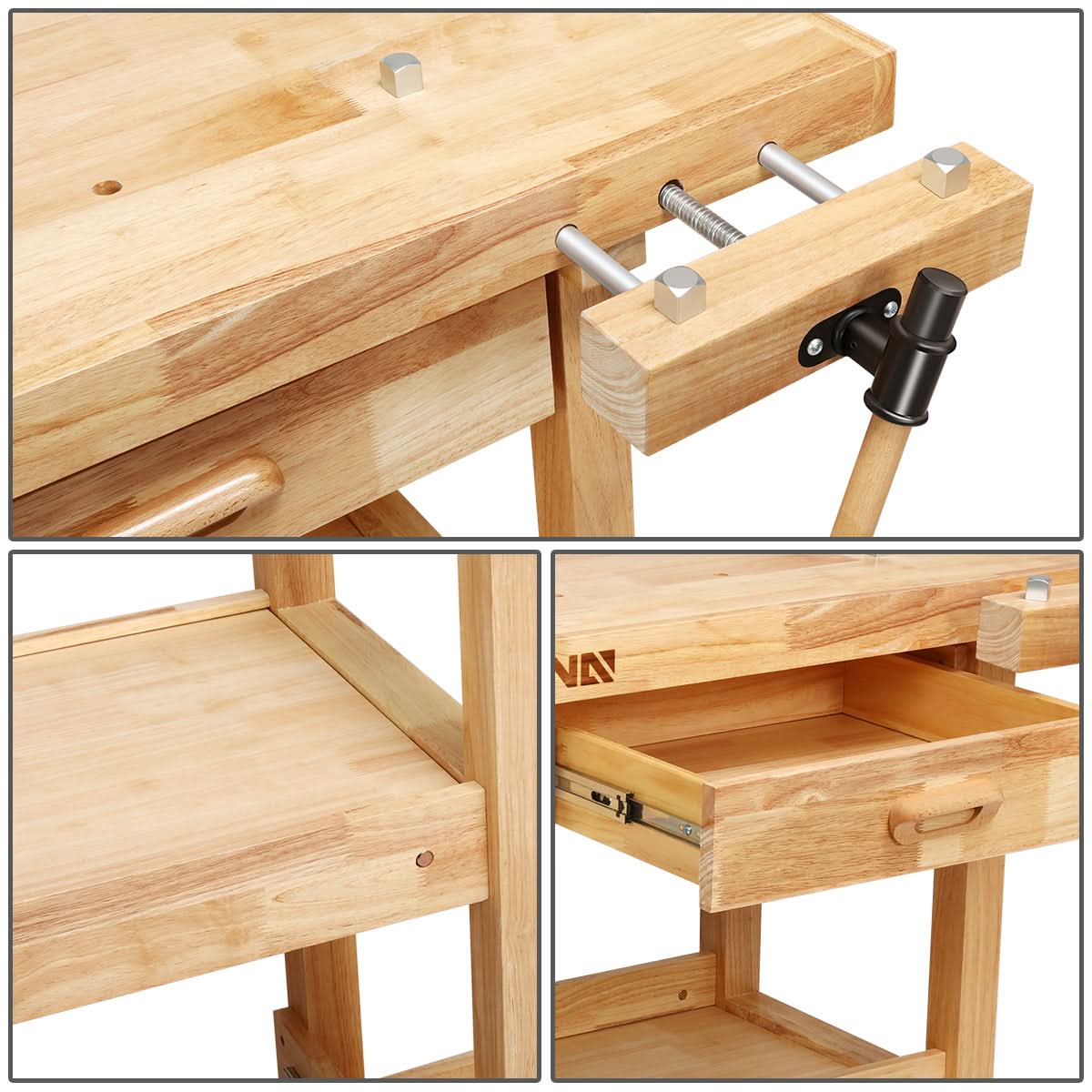 Professional Automotive Work Bench - 59.84" x 24.4" x 32.28"