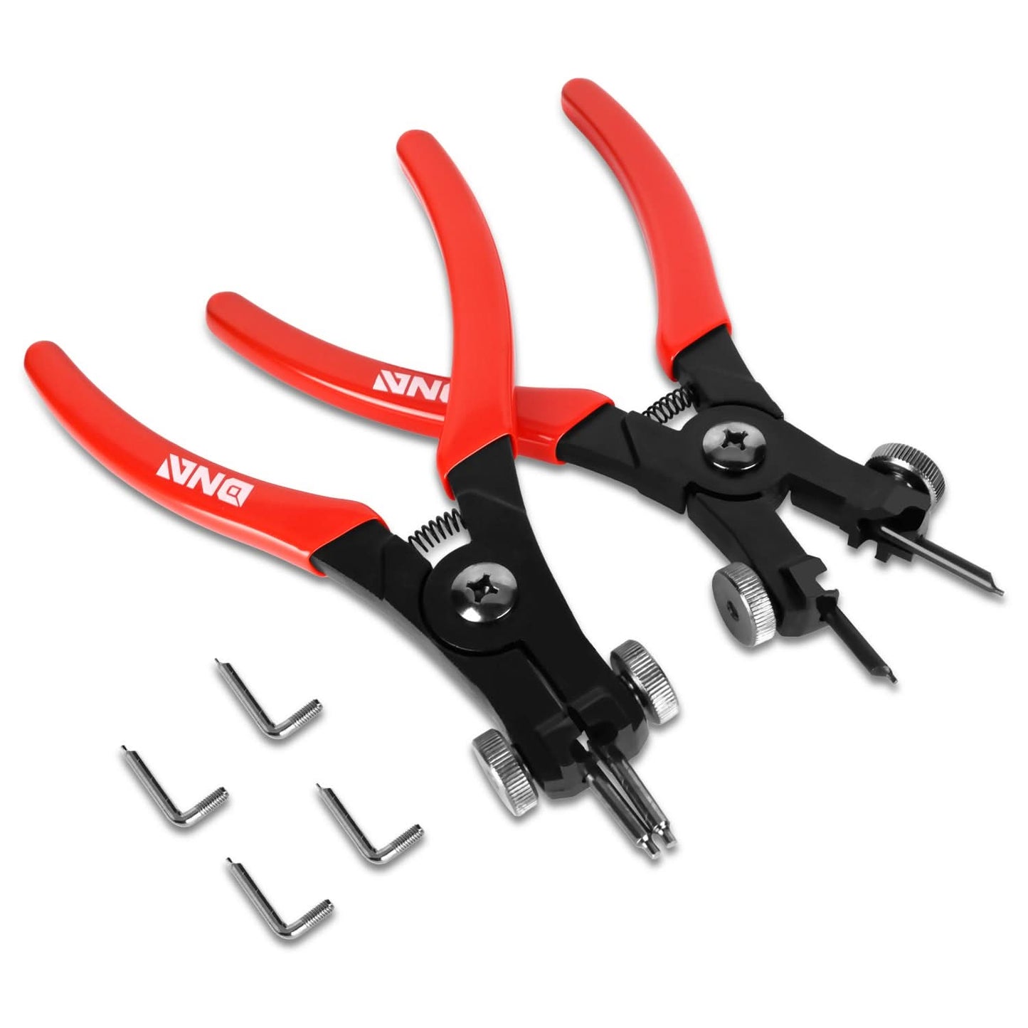 Heavy Duty Internal External Snap Ring Plier Set - 2PC