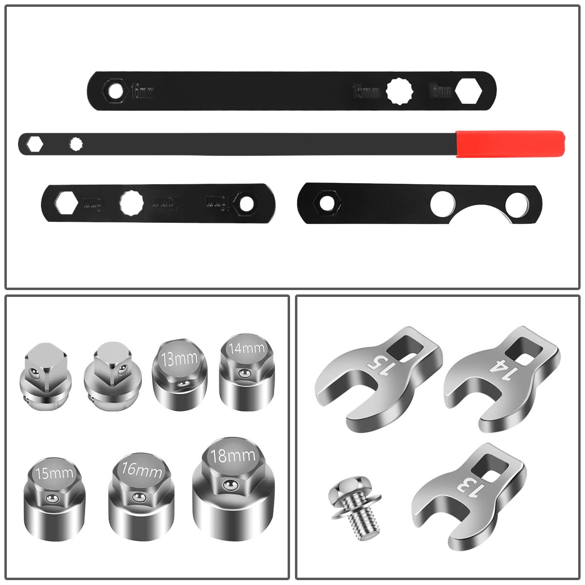 16-Piece Serpentine Belt Tool Set