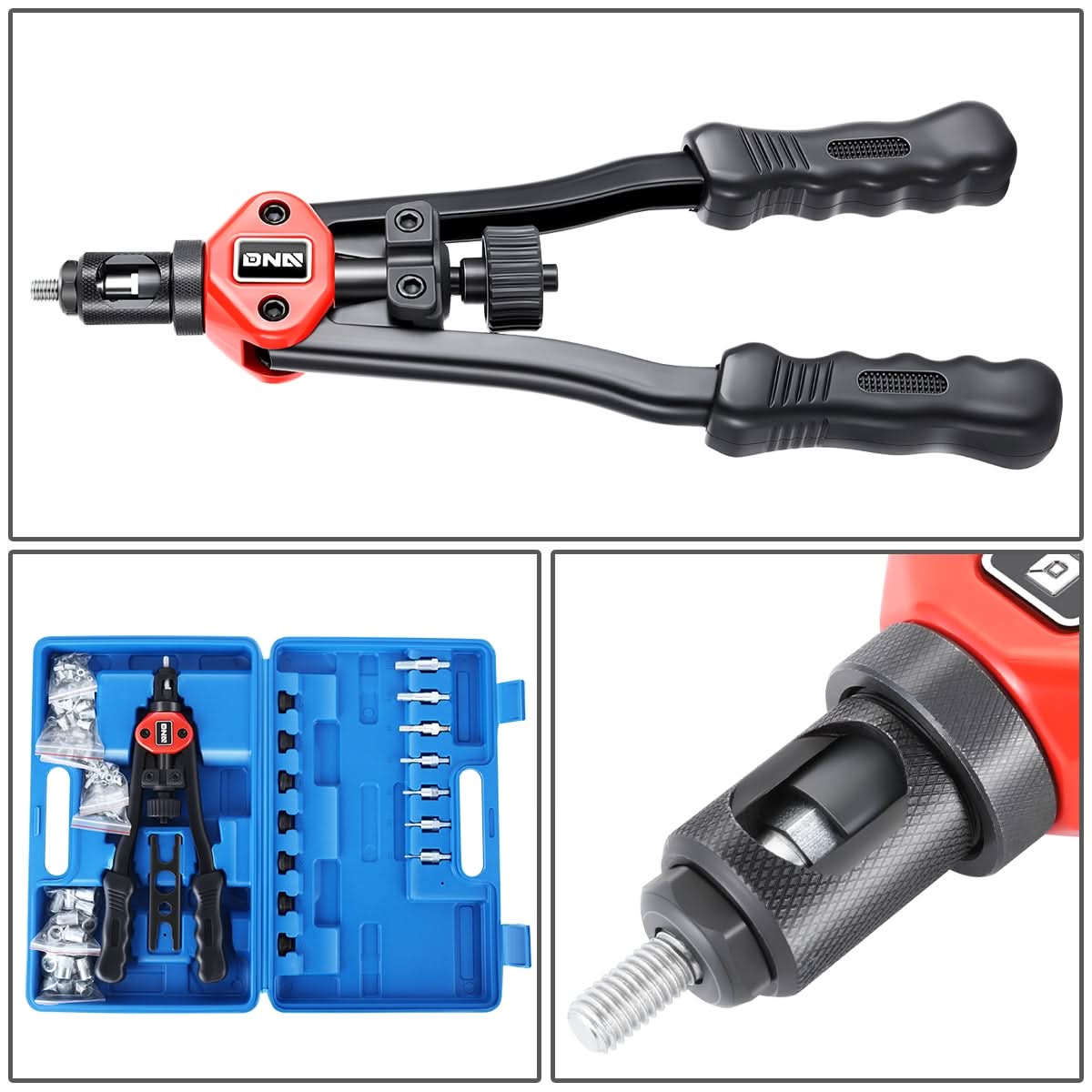 13" Three-in-One Hand Rivet Set
