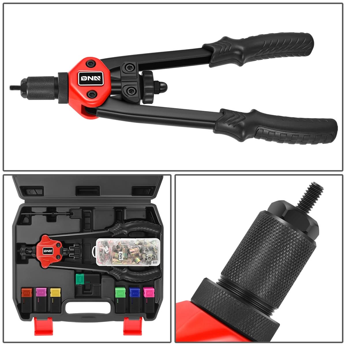 12" Hand Rivet Set - Automotive Riveting Tool