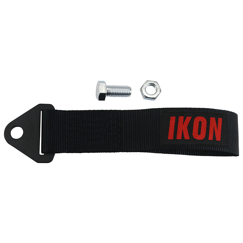 Universal Black Tow Strap Heavy Duty Decorative Belt With IKON Logo