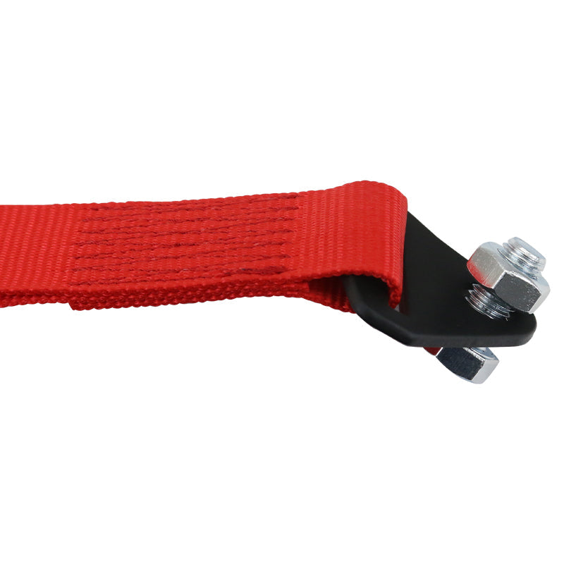 Universal Red Tow Strap Heavy Duty Decorative Belt With IKON Logo
