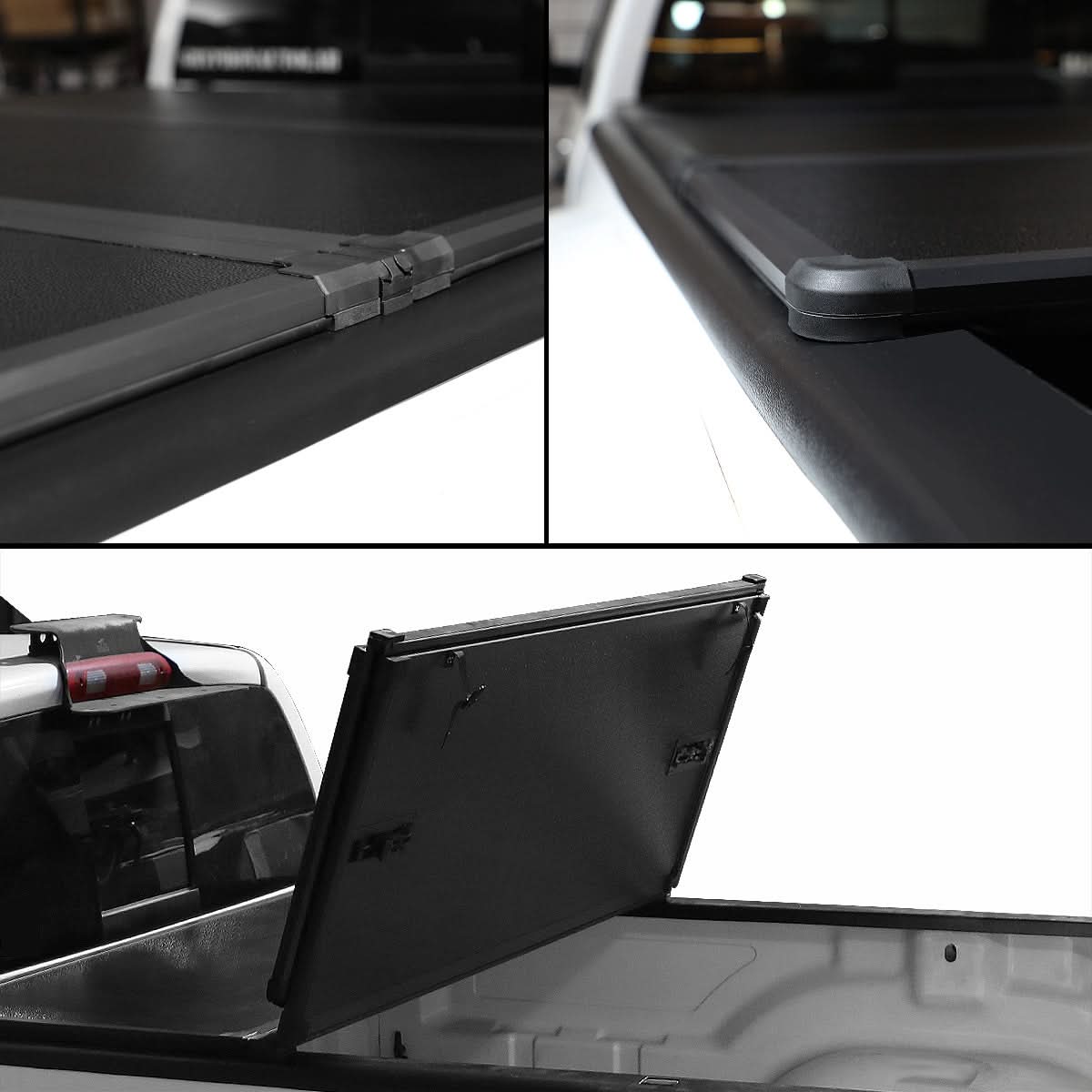 07-18 Chevy Silverado GMC Sierra Hard Tri-Fold Tonneau Cover