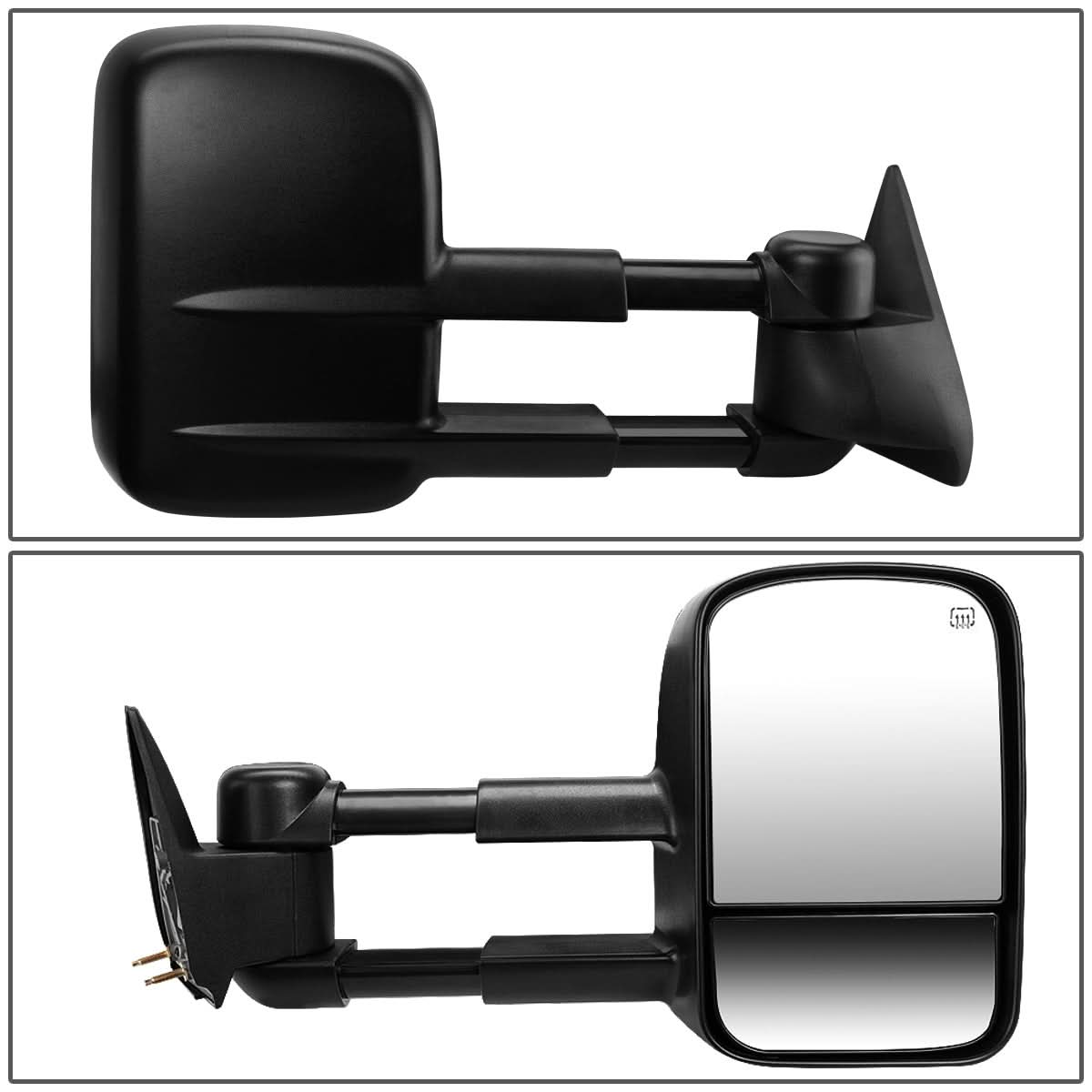 2003-2006 Chevrolet Silverado / GMC Sierra Towing Mirror - Powered Heated Black Right