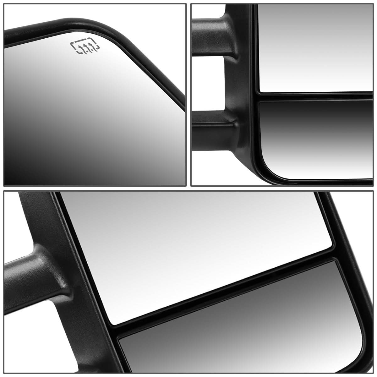 2003-2006 Chevrolet Silverado / GMC Sierra Towing Mirror - Powered Heated Black Right