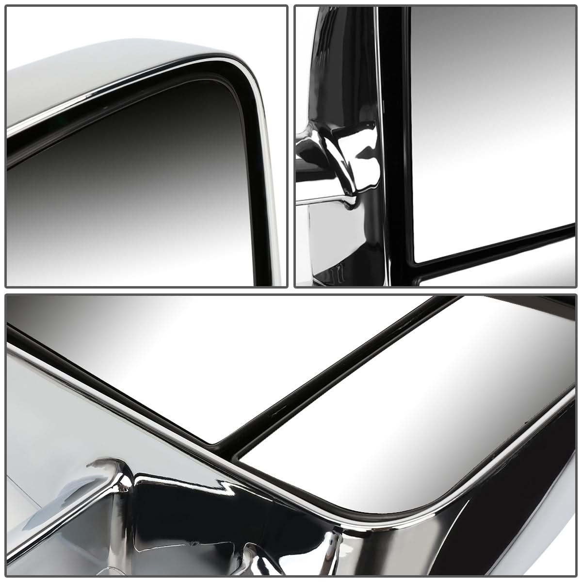 99-06 Chevrolet Silverado / GMC Sierra Manual Towing Mirrors - Chrome