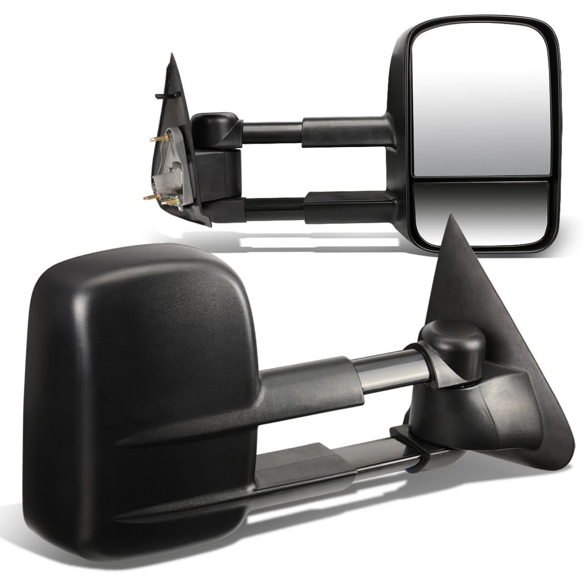 1997-2003 Ford F-150 Power Towing Mirrors Pair Black