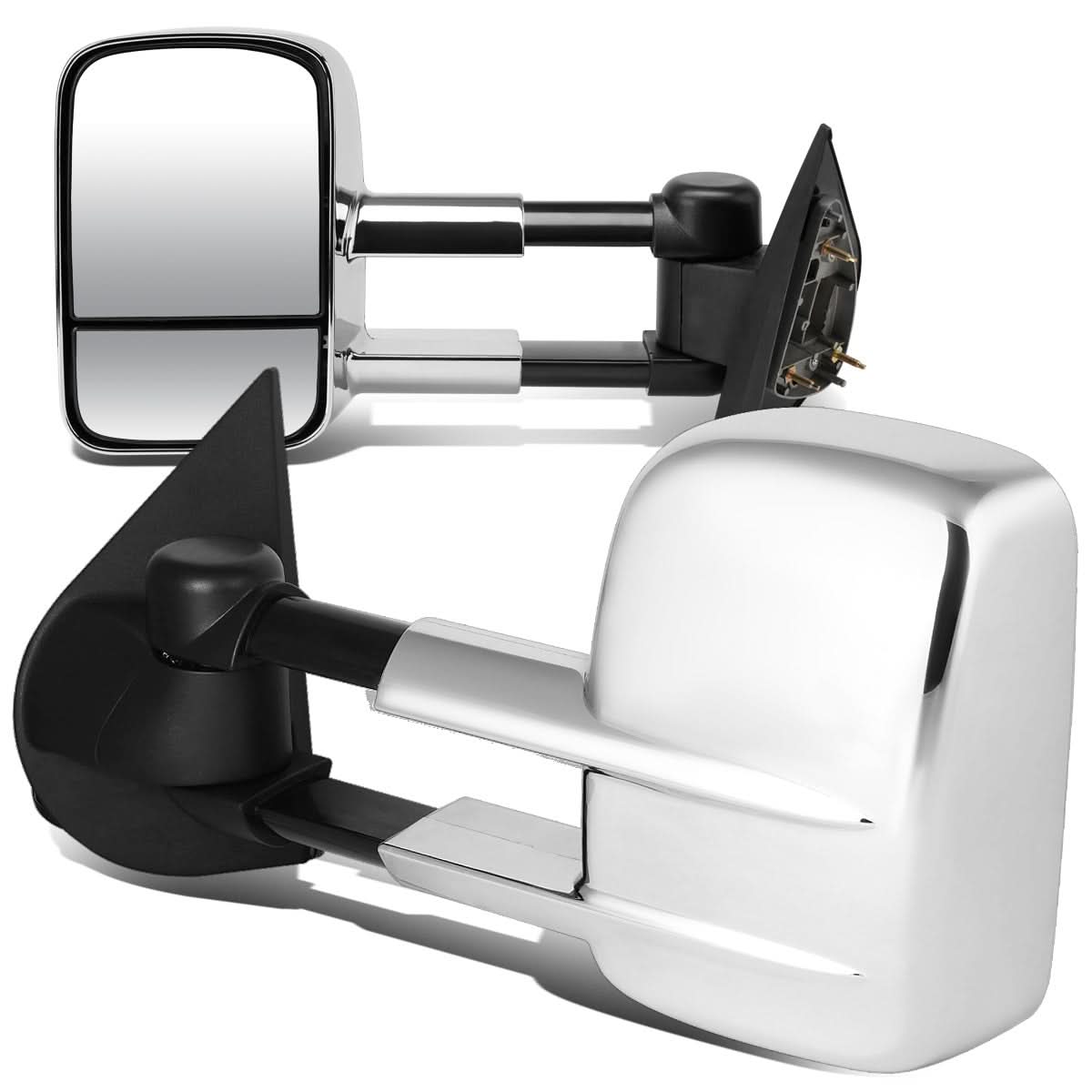 1997-2003 Ford F-150 Manual Towing Mirrors - Chrome Pair