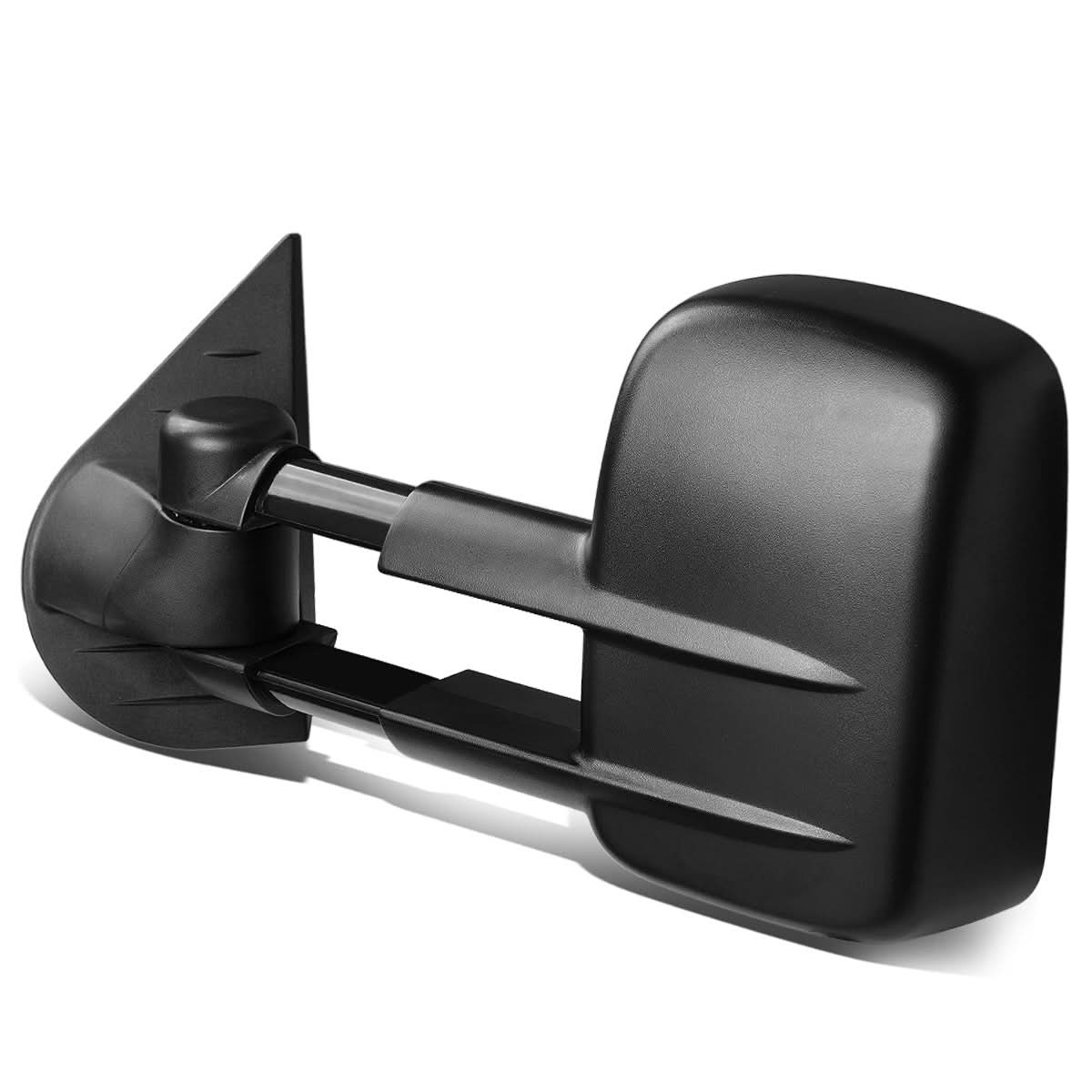 2007-2013 Chevrolet Silverado Left Manual Towing Mirror Black