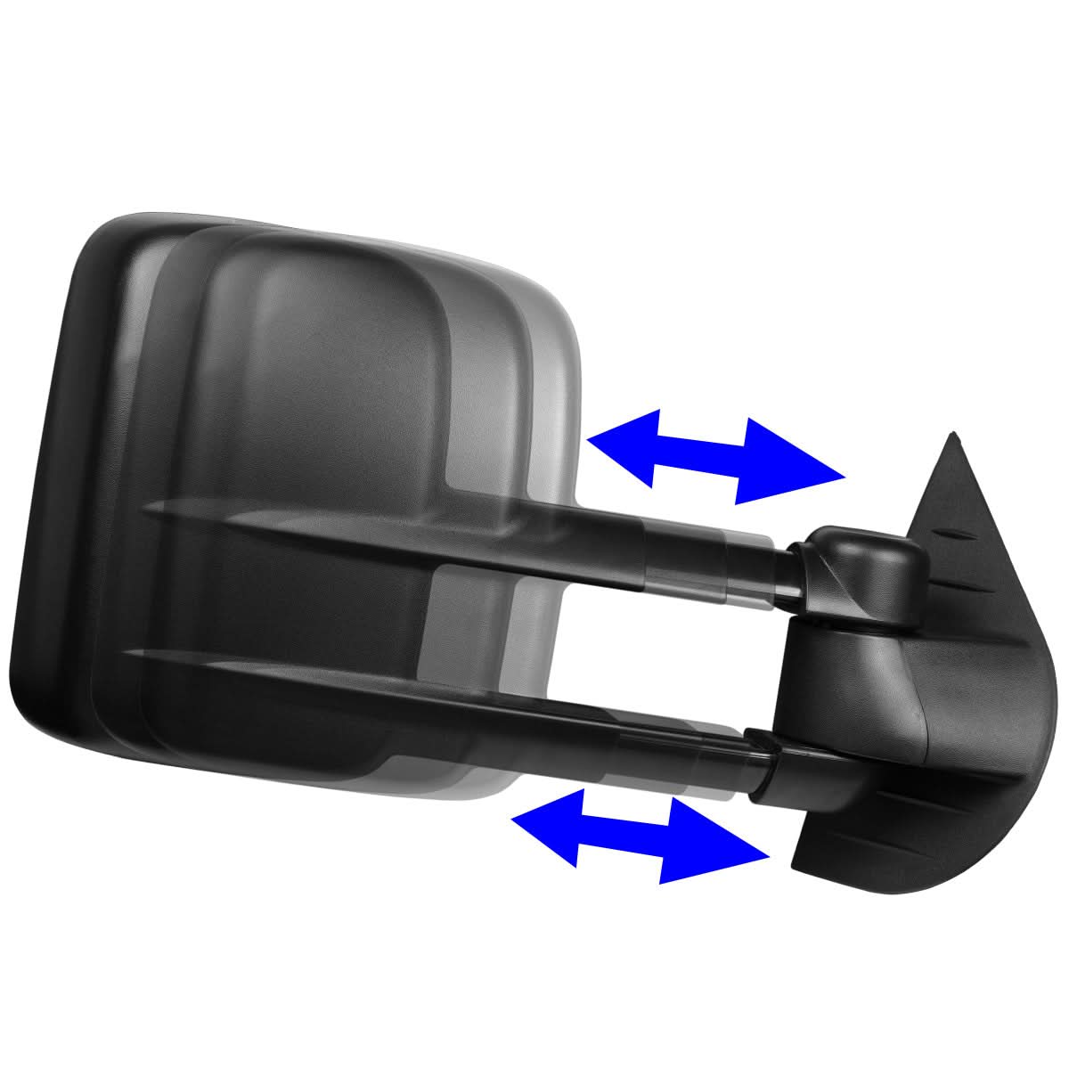 2007-2013 Chevrolet Silverado Right Towing Mirror Manual Black