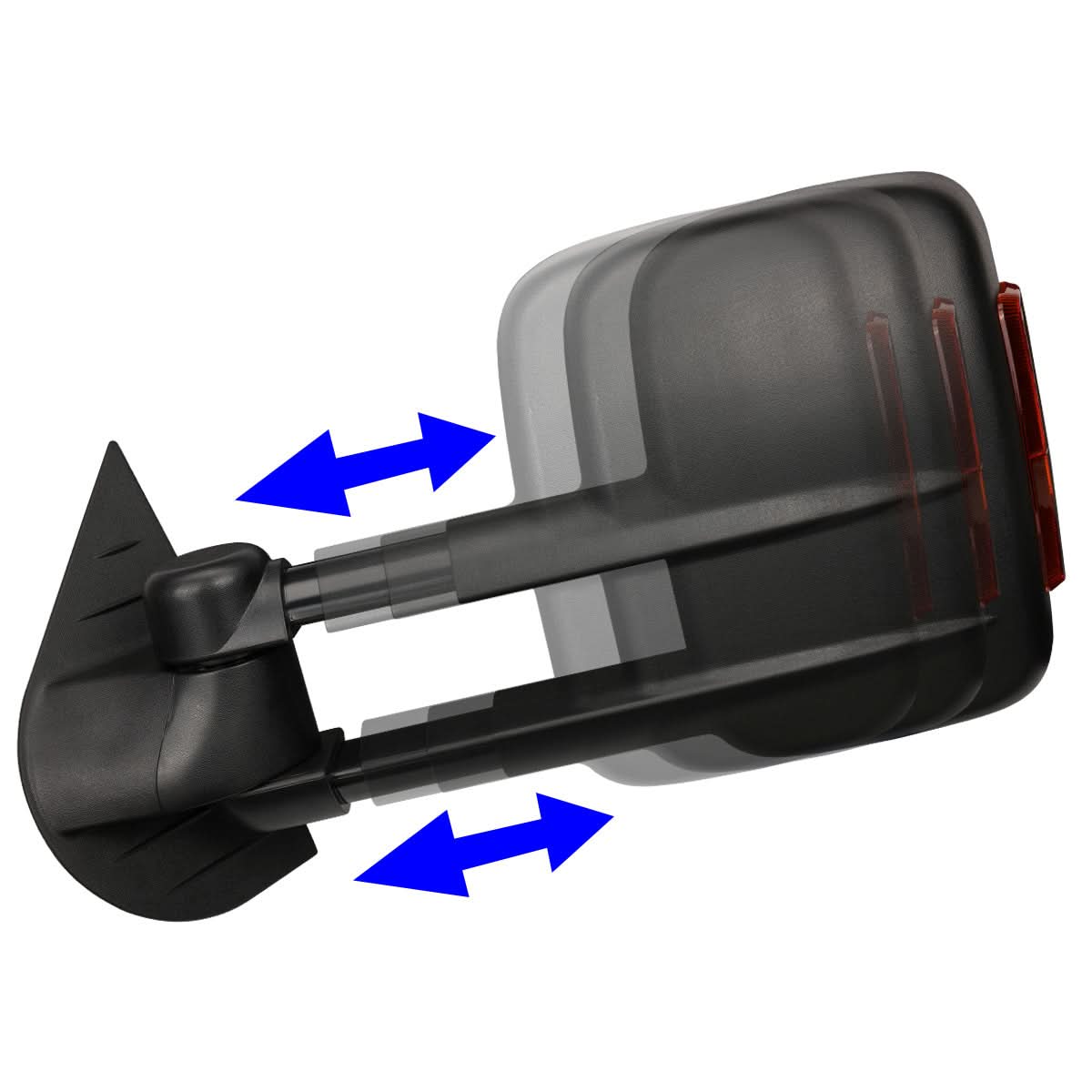 2007-2013 Chevrolet Silverado / GMC Sierra Towing Mirrors - Manual
