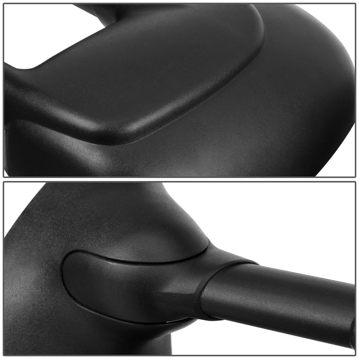 99-07 Ford F-250 F-350 F-450 F-550 Left Towing Mirror Manual Black