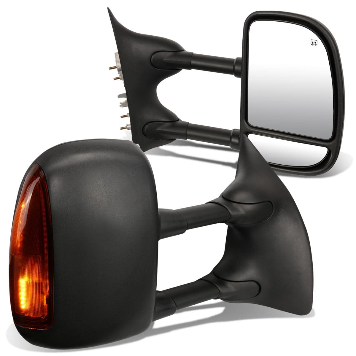 99-07 Ford F-250 F-350 F-450 F-550 Super Duty Powered Heated Tow Mirrors