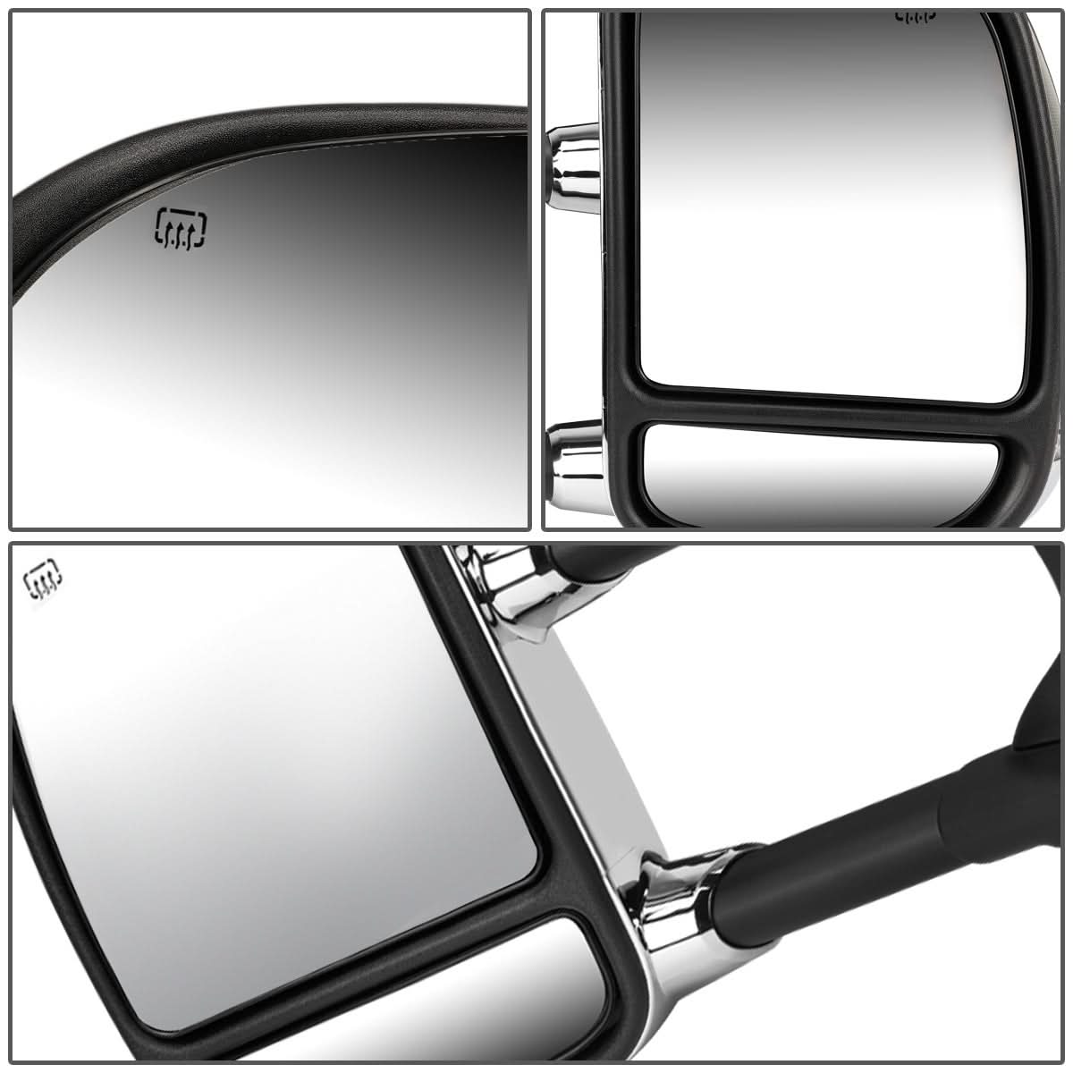 99-07 Ford F-250 F-350 F-450 F-550 Super Duty Towing Mirrors Powered Heated
