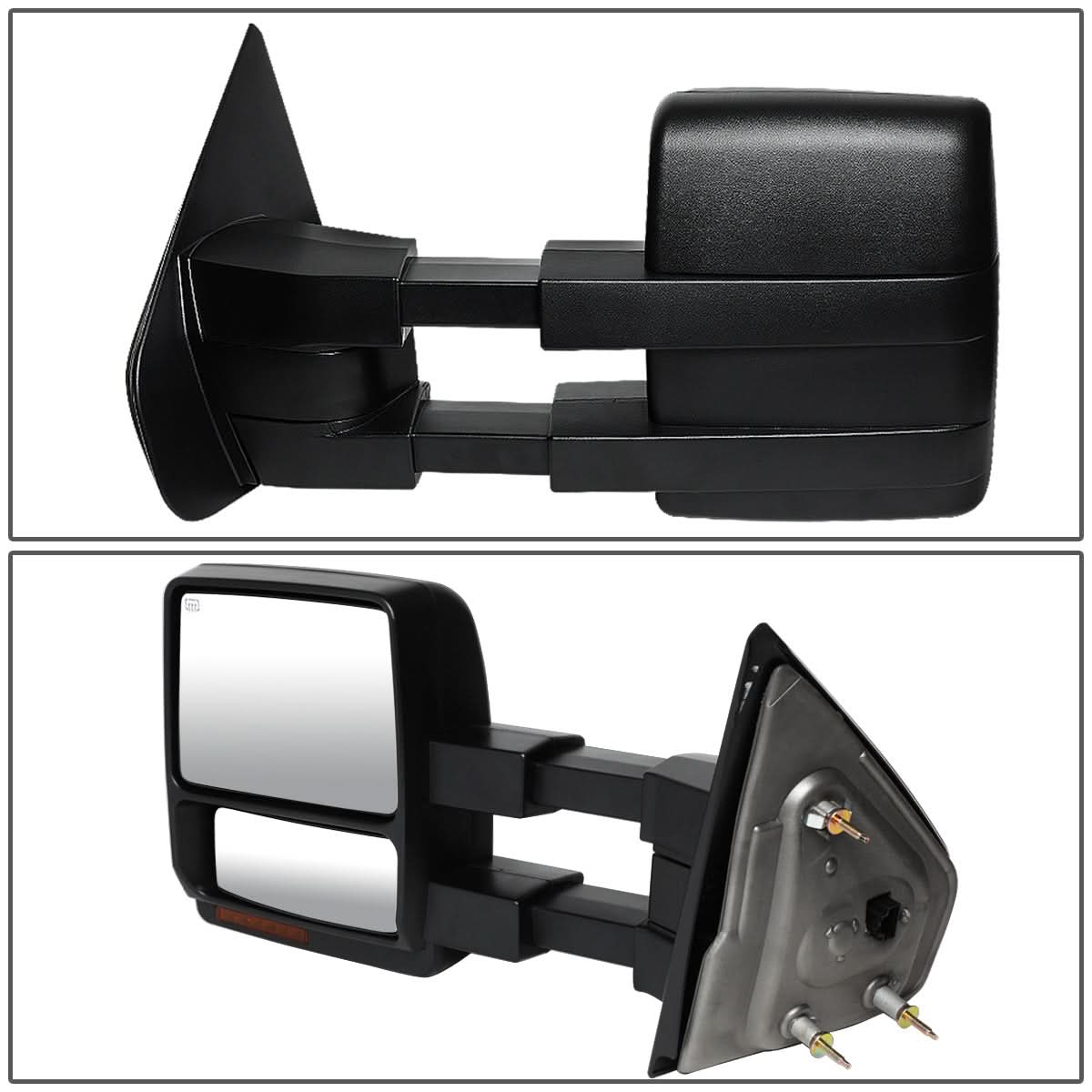 2004-2014 Ford F-150 Powered Towing Mirrors - Heated w/ Puddle Light