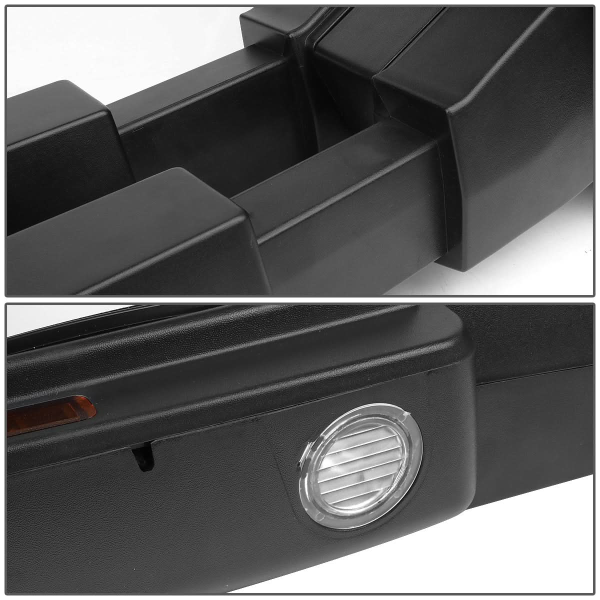 2004-2014 Ford F-150 Manual Heated Towing Mirrors - Chrome LED Amber