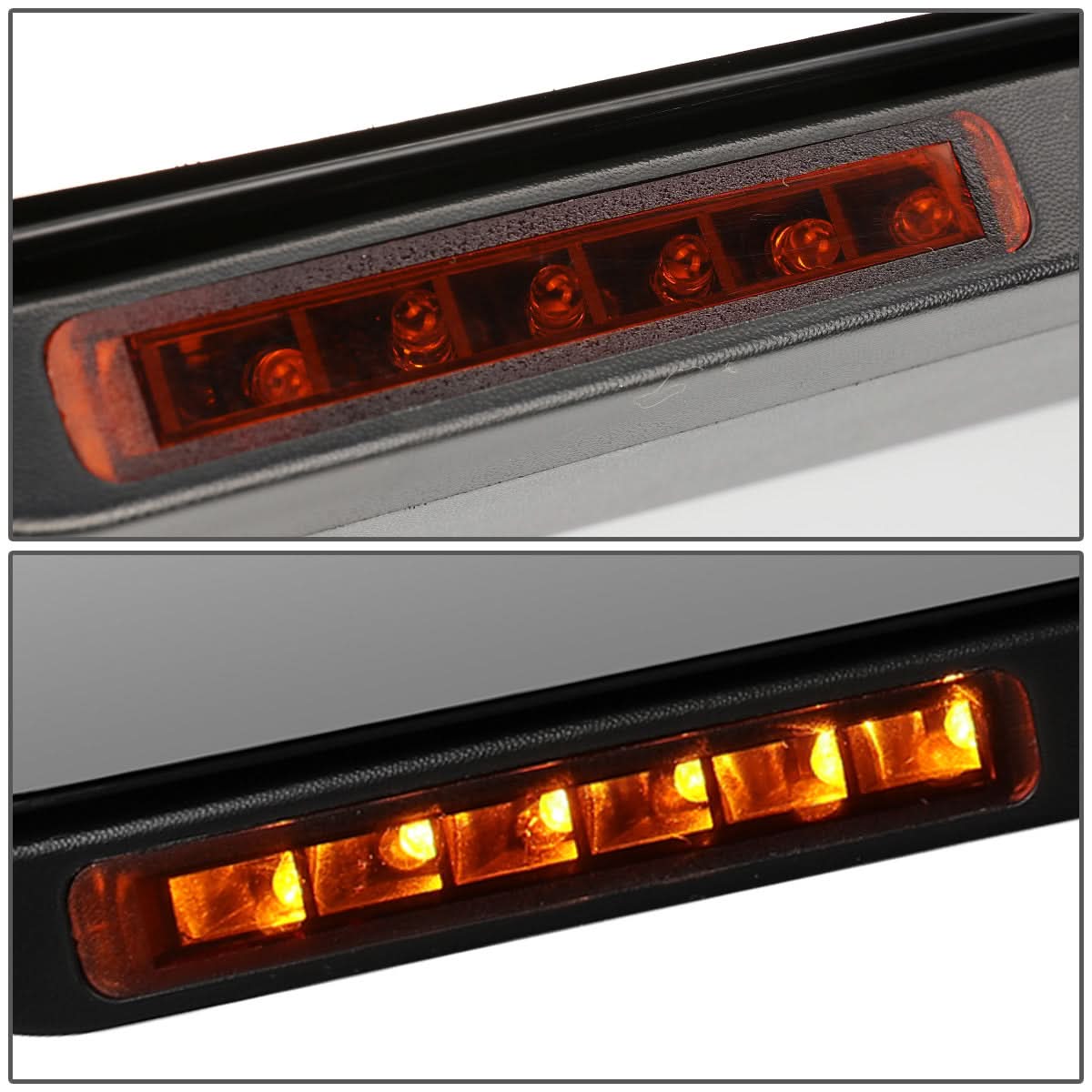 2004-2014 Ford F-150 Manual Heated Towing Mirrors - Chrome LED Amber