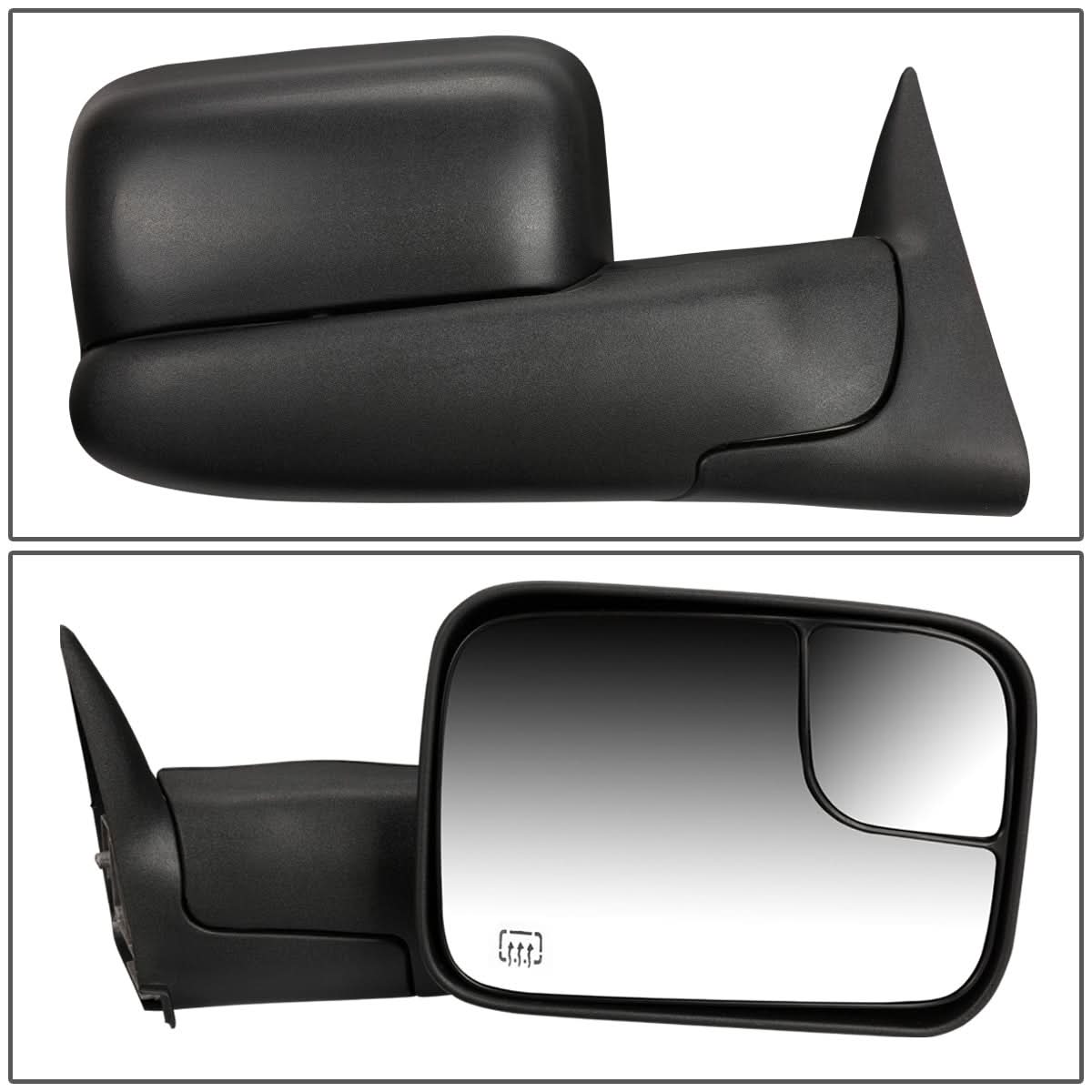 1998-2002 Dodge Ram Powered Heated Towing Mirror - Right Side