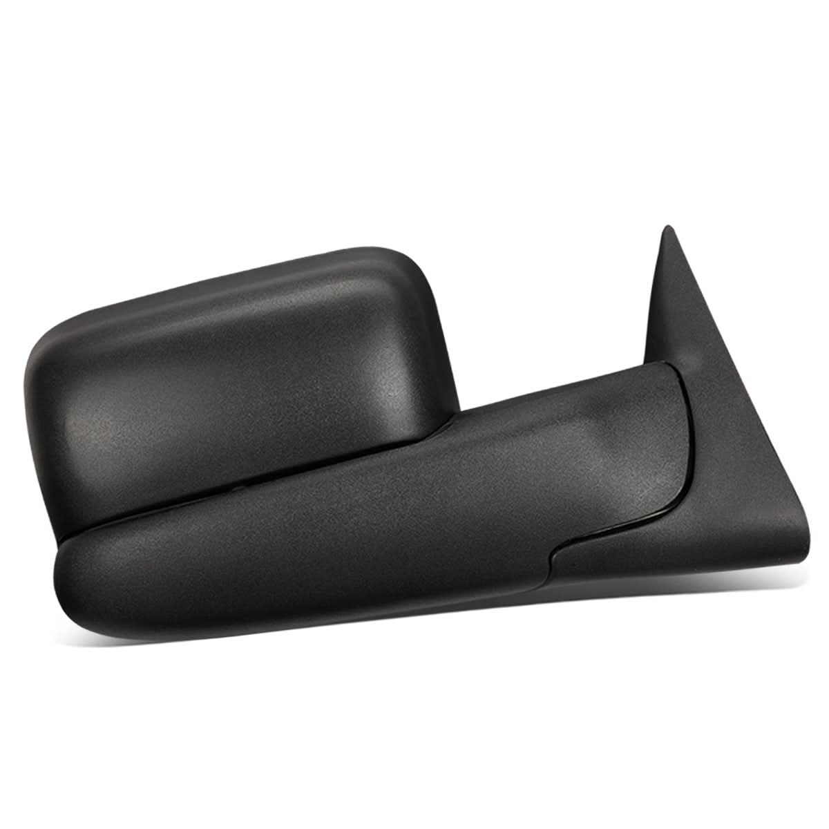 94-02 Dodge Ram Right Manual Towing Mirror - Black