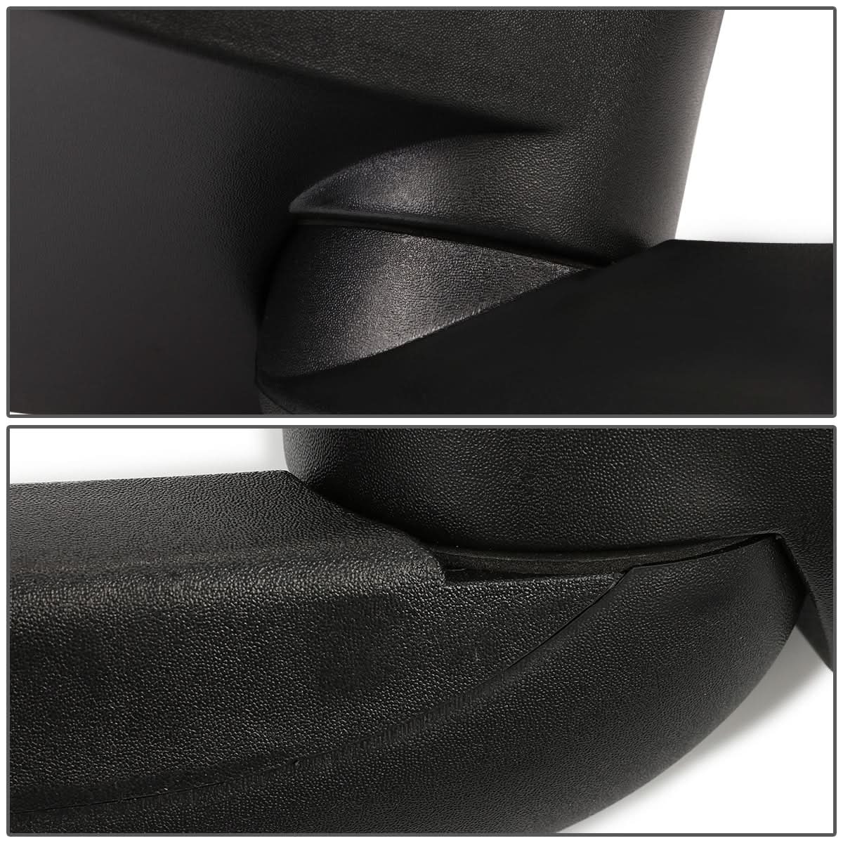 94-02 Dodge Ram Right Manual Towing Mirror - Black