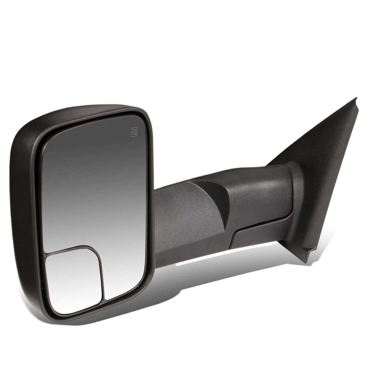 02-09 Dodge Ram Powered Heated Towing Mirror - Left Side Black