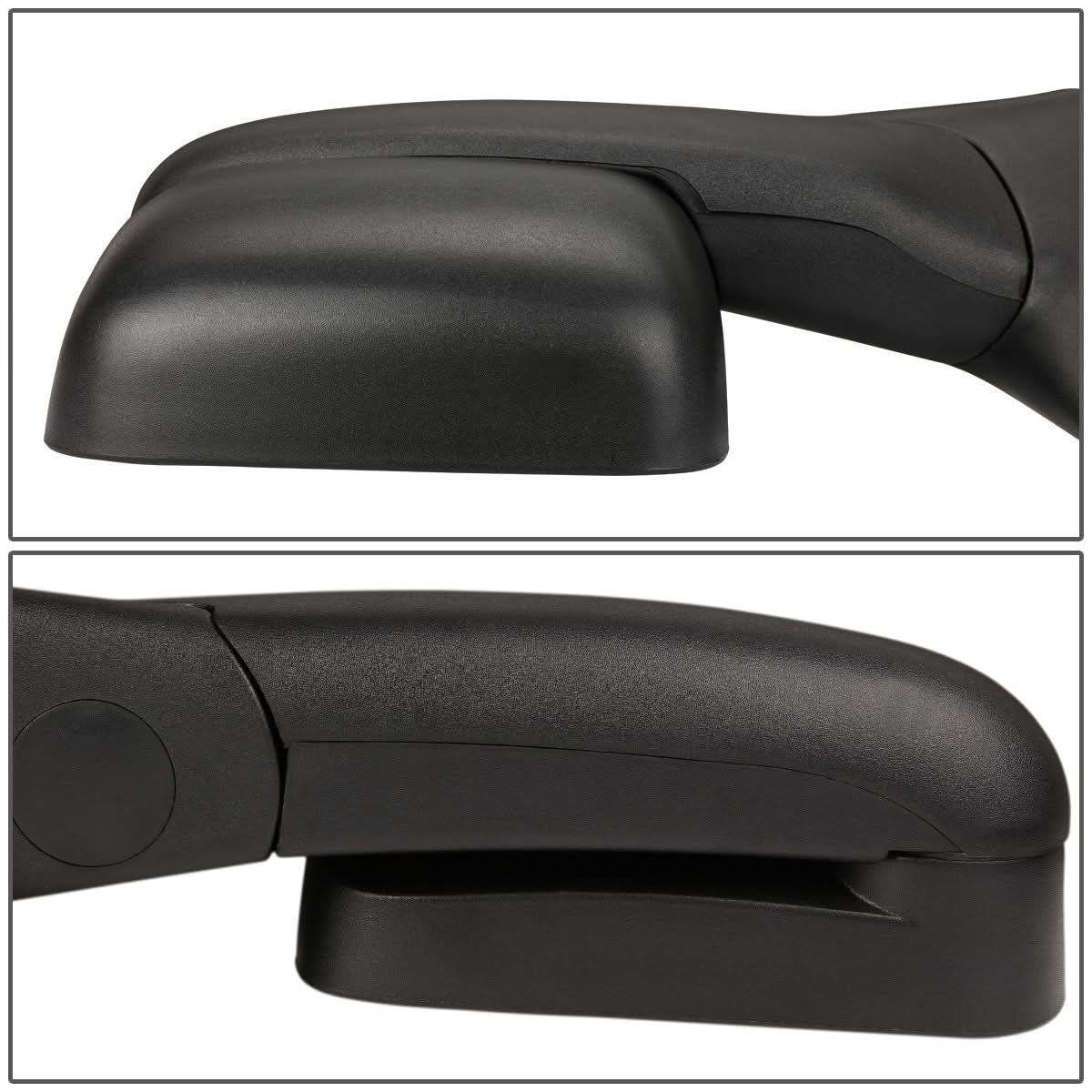 02-08 Dodge Ram 1500 / 03-09 Ram 2500 3500 Manual Towing Mirrors - Black