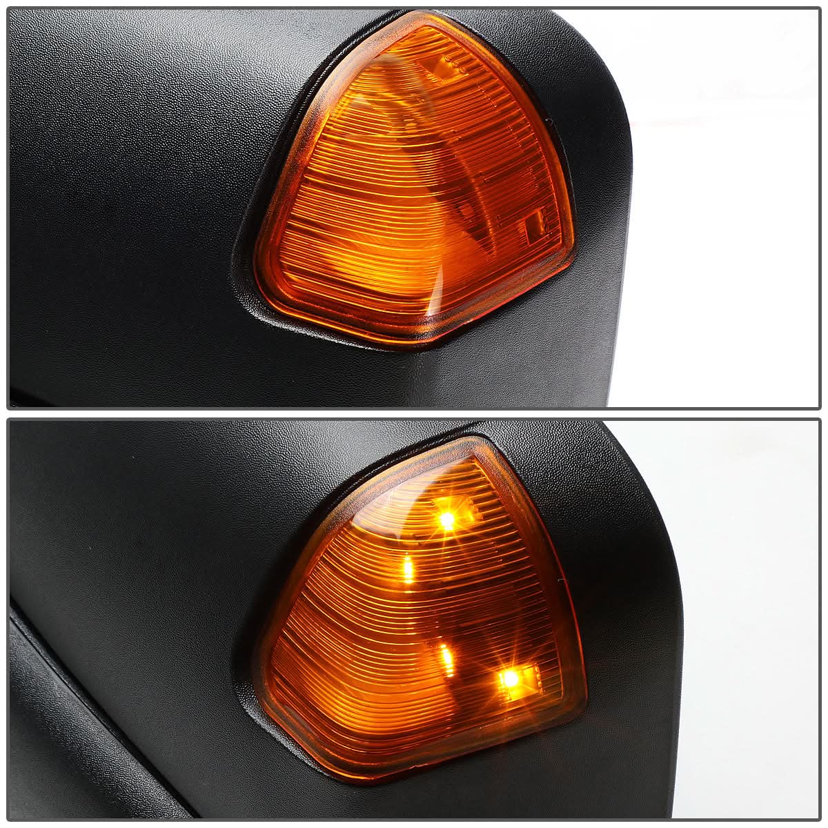 02-09 Dodge Ram Manual Towing Mirrors w/ LED Amber Signal - Pair