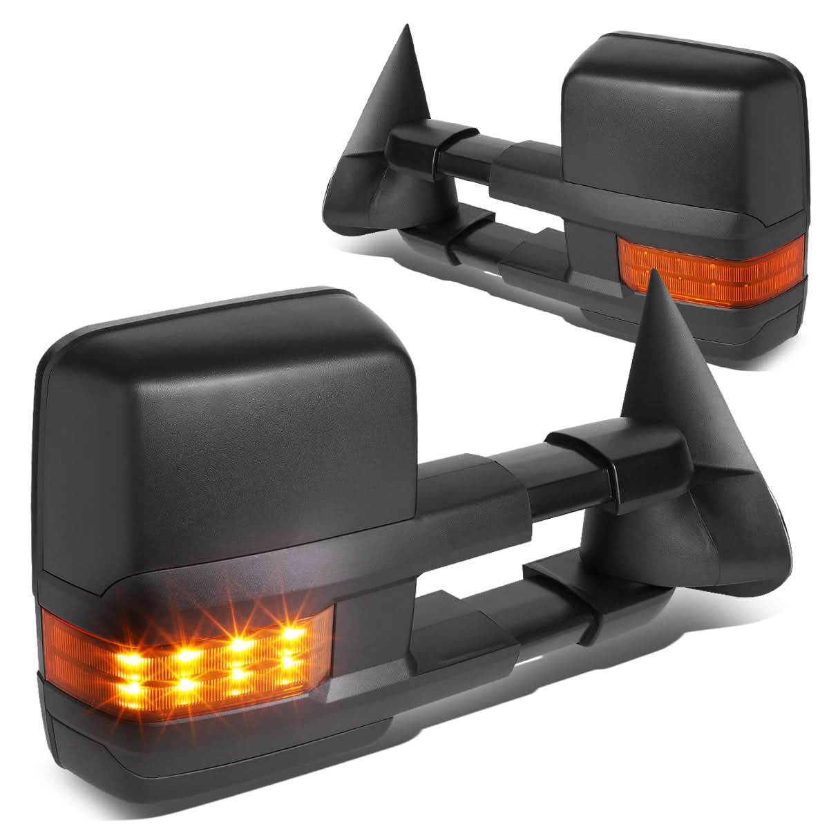 03-07 Chevrolet Silverado Sierra Tahoe Suburban Towing Mirrors Pair Manual
