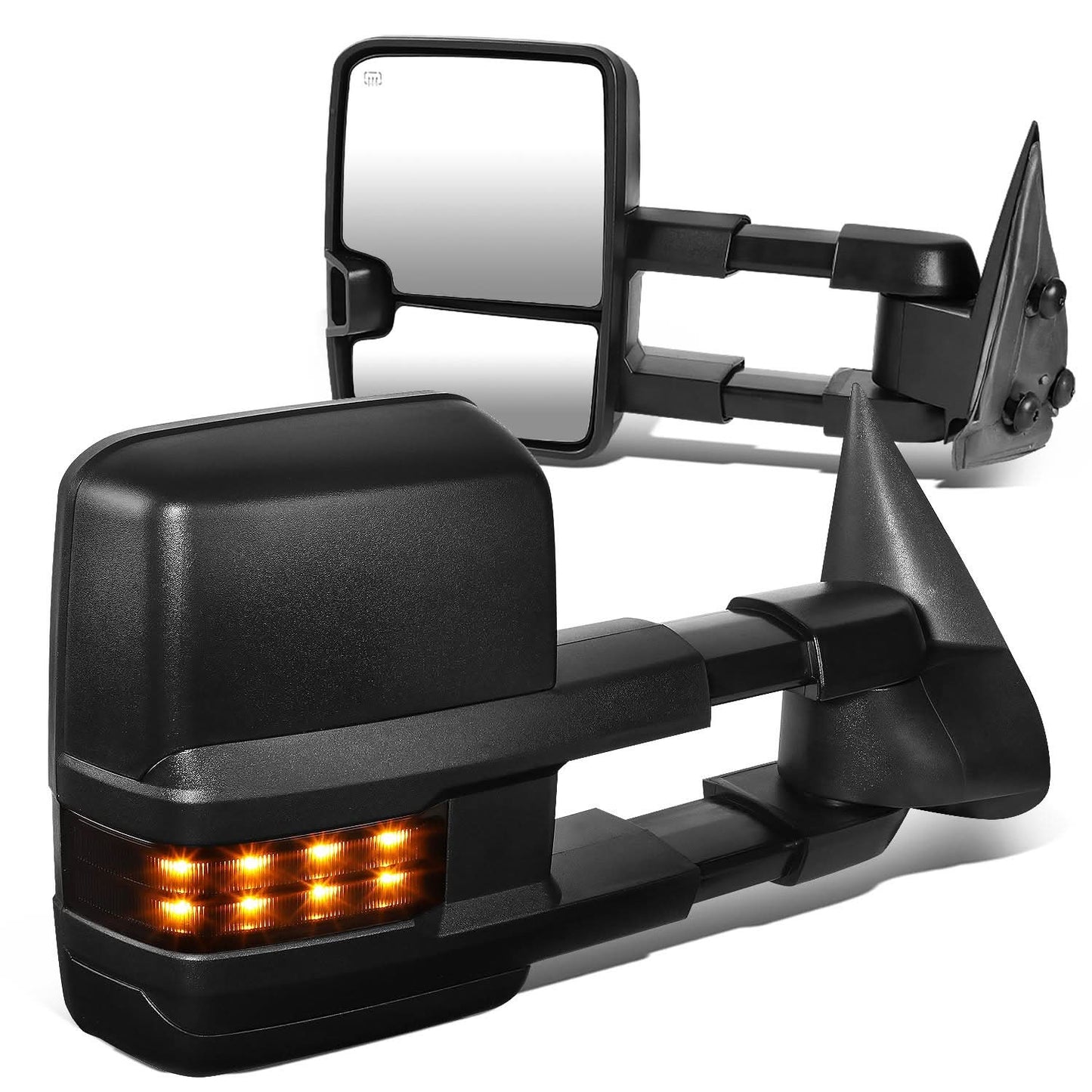 03-07 Chevy Silverado Sierra Tahoe Suburban Powered Heated LED Towing Mirrors