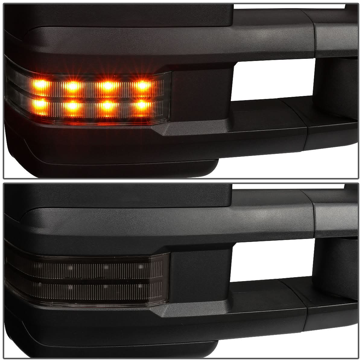 03-07 Chevy Silverado GMC Sierra Powered Heated LED Towing Mirror