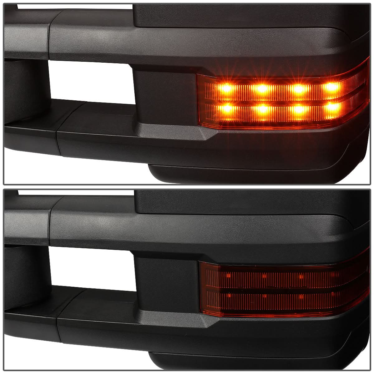 14-17 Chevrolet Silverado GMC Sierra Towing Mirrors - Powered Heated LED