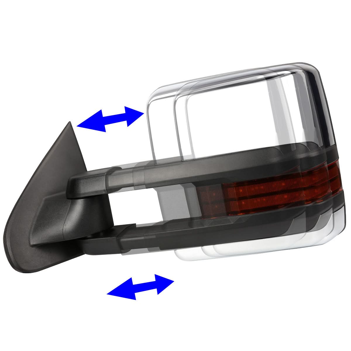 14-17 Chevrolet Silverado GMC Sierra Towing Mirrors Heated Powered