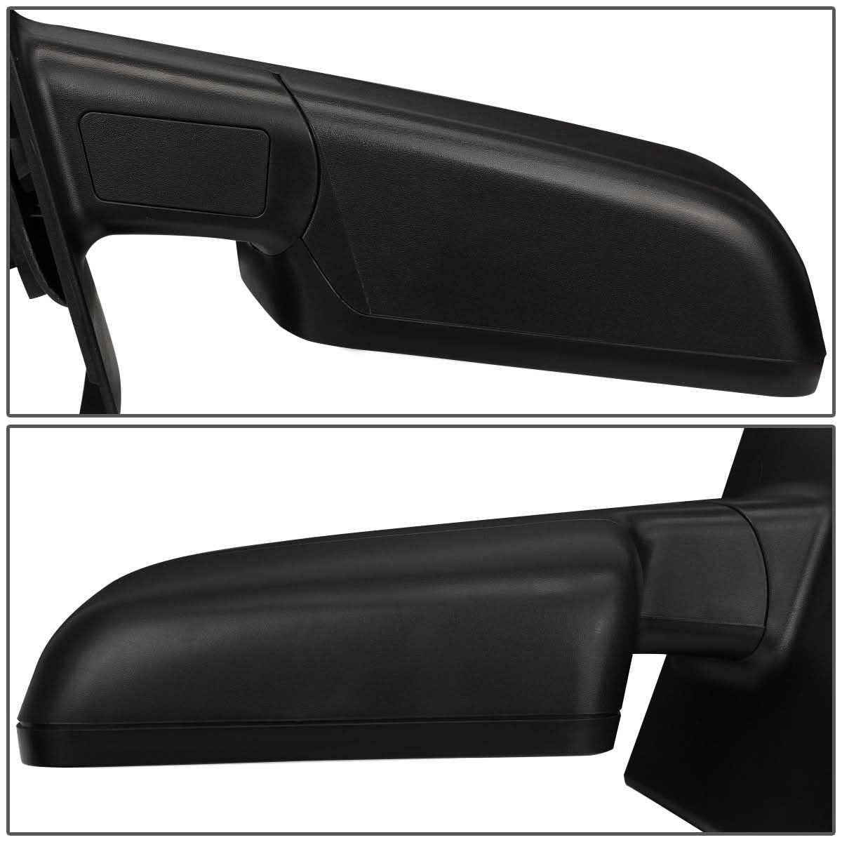 04-14 Ford F-150 Left Powered Heated Towing Mirror Black