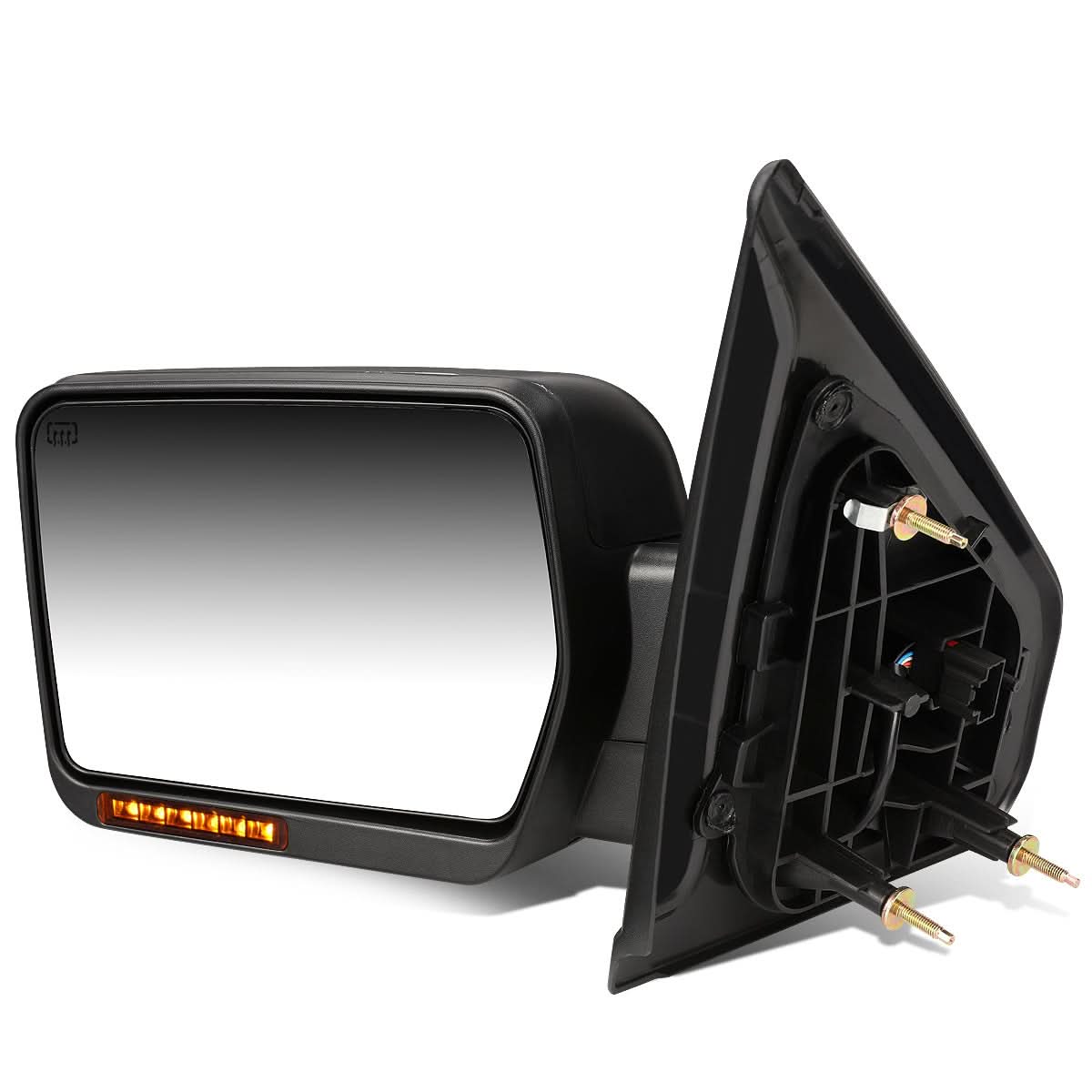2004-2014 Ford F-150 Left Towing Mirror - Powered Heated Amber Signal