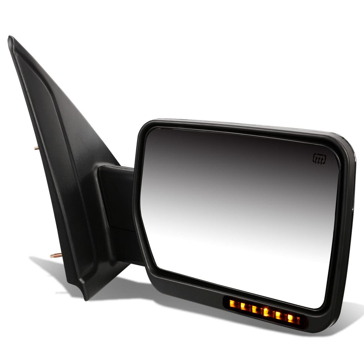 2004-2014 Ford F-150 Right Towing Mirror - Powered Heated Chrome