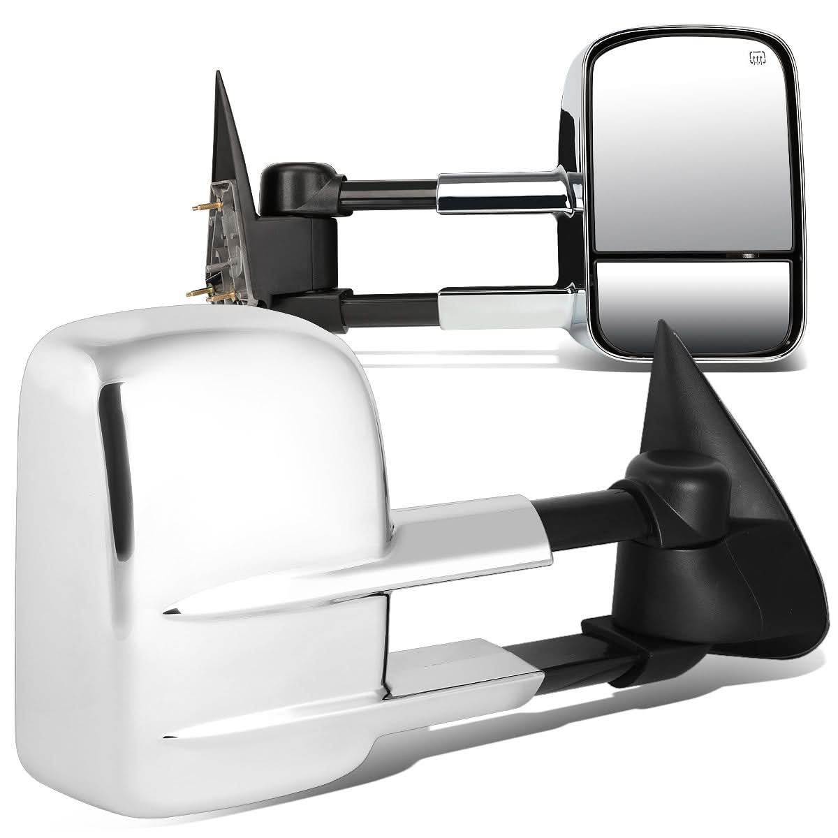1999-2002 Chevrolet Silverado GMC Sierra Towing Mirrors Chrome Heated