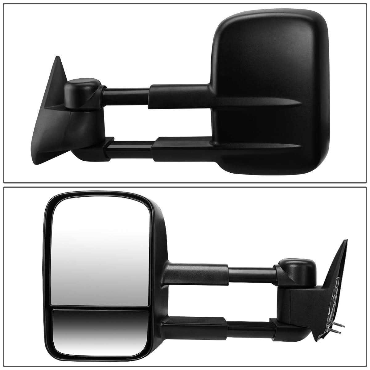 88-02 Chevrolet C/K Power Towing Mirror Left Side Black