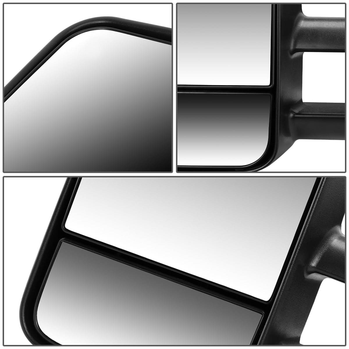 88-02 Chevrolet C/K Power Towing Mirror Left Side Black